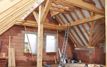 Winter Well attic trusses